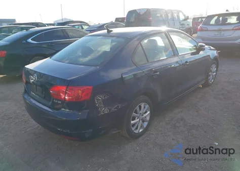 2011 Volkswagen Jetta 2.5L Se из США, поврежденный, VIN 3VWDX7AJ4BM013568